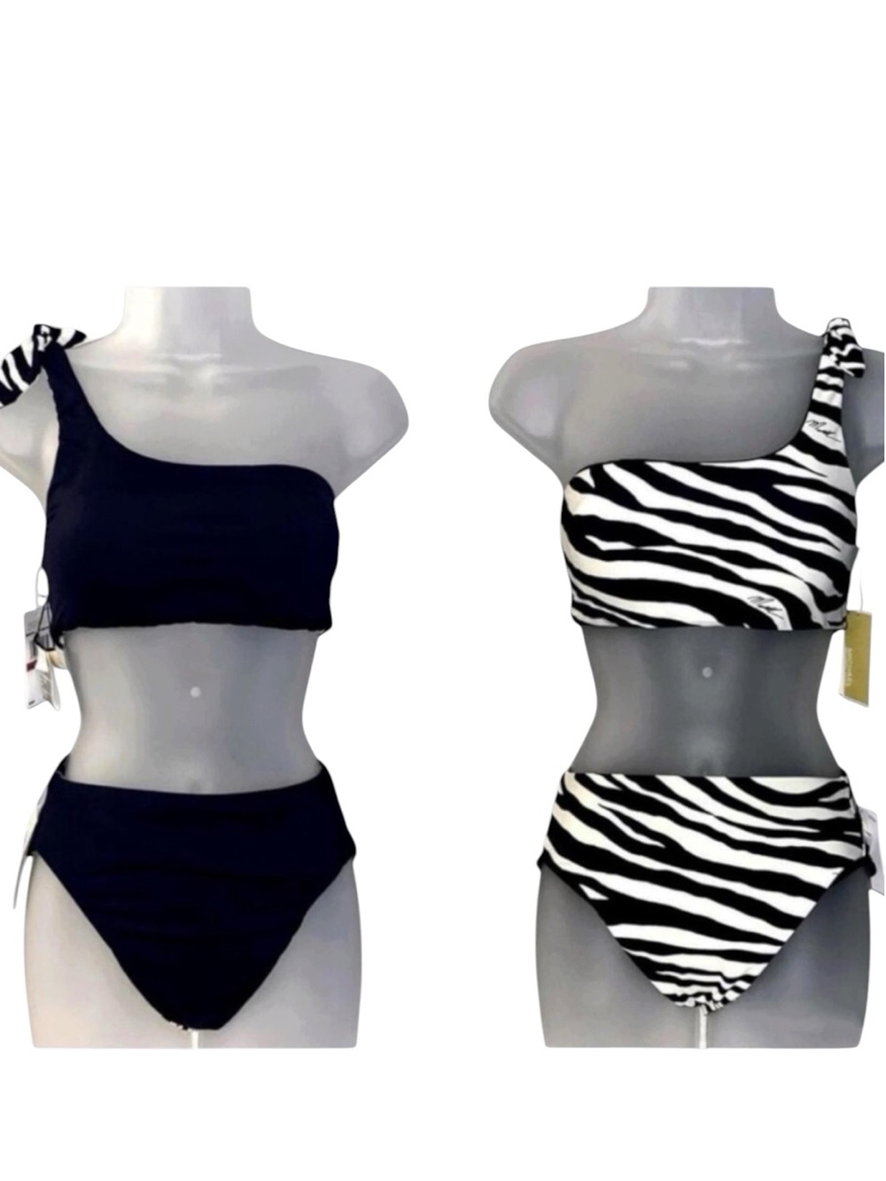 Michael Kors 2 in 1 Reversible One Shoulder Bikini